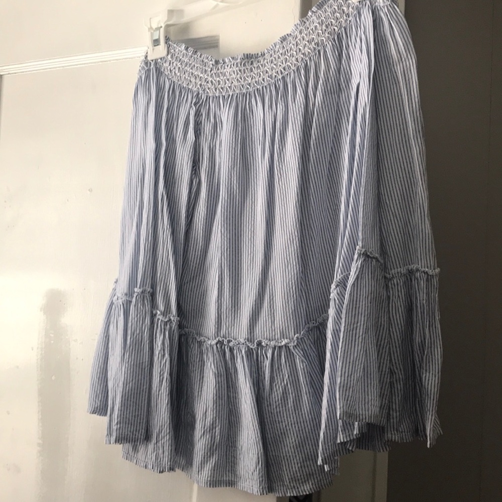 2 off the shoulder tops and a striped top!